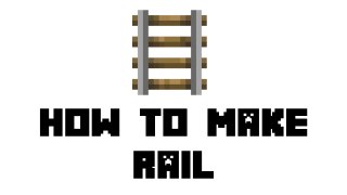 Minecraft Survival - How to Make Rail