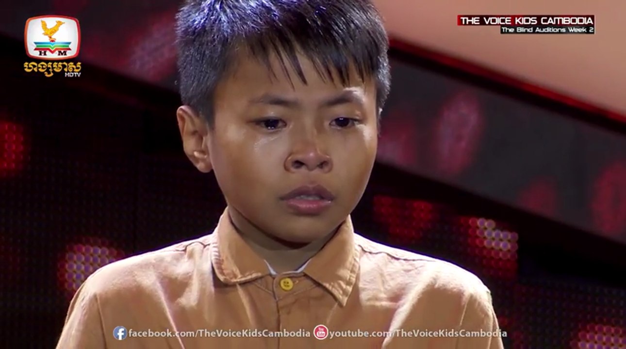 ហេង សុខលាភ - ម៉ែ (The Blind Auditions Week 2   The Voice Kids Cambodia 2017)