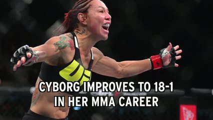 Cris Cyborg Finally Wins UFC Belt After Knockout Win