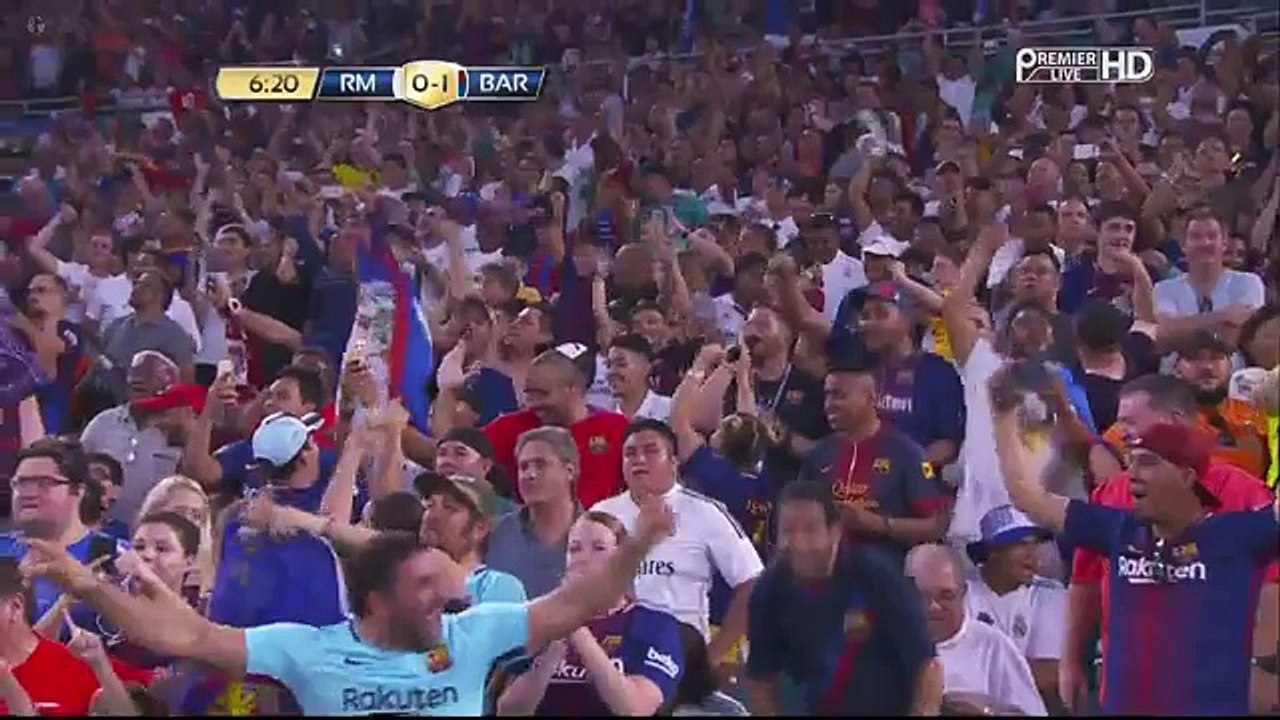 Real Madrid vs Barcelona international champions cup full match highlights 30 july 2017
