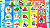 Y colores educativo comida para frutas frutas frutas gracioso juego Niños Aprender vegetales con