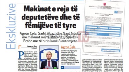 Report TV - Ekskluzive/Ja deputetët me makinat më të shtrenjta