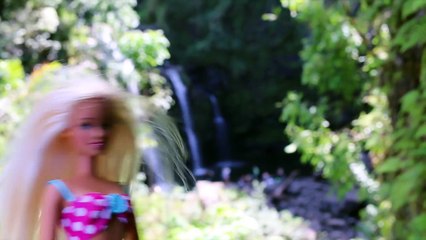 Frozen Anna Barbie Hans Kristoff Visit Hawaii Volcanoes National Park DisneyCarToys Disney
