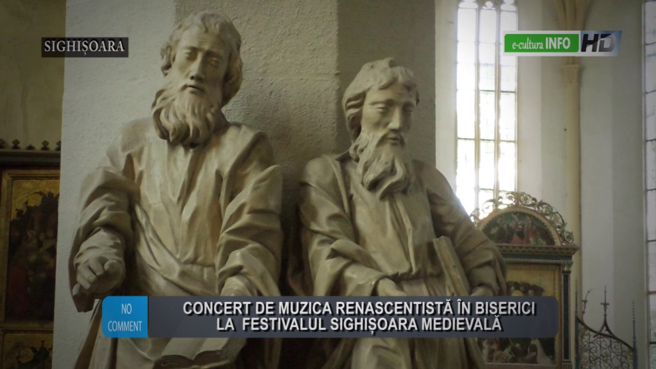 Concert de muzica renascentistă în biserici la Festivalul Sighișoara Medievală