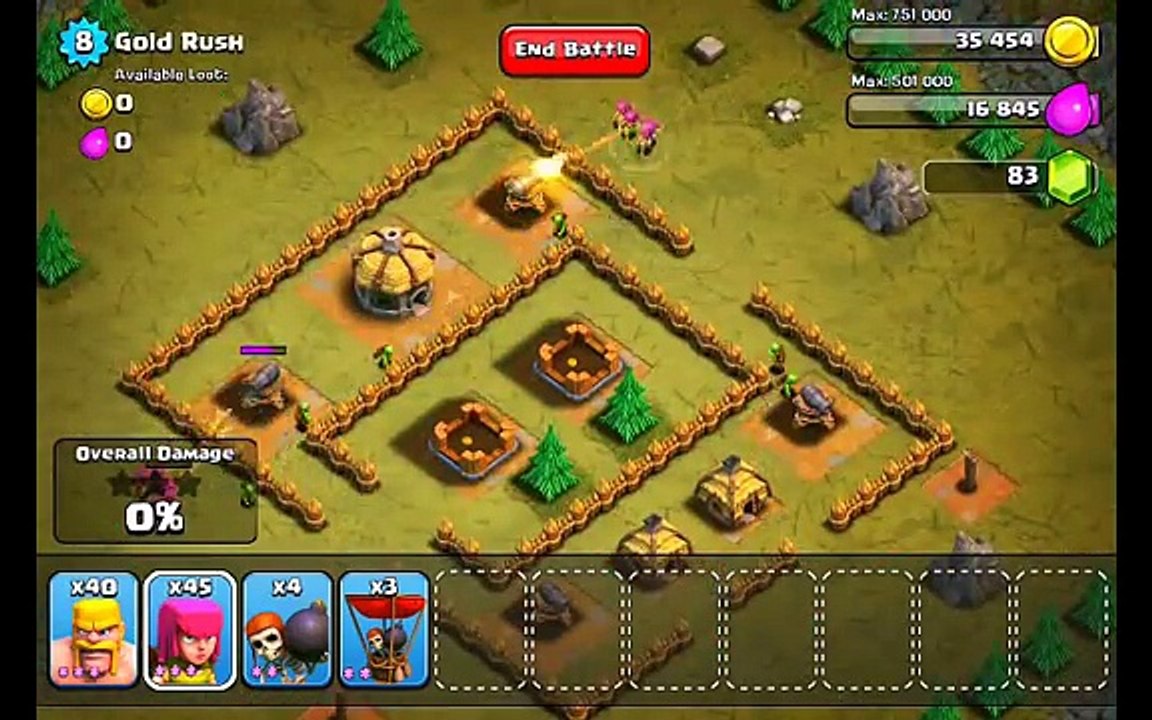 Clash of Clans Level 8 - Gold Rush