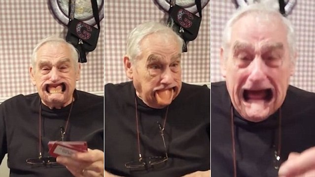 Grandpa Loses Teeth While Playing Speak Out With Family, Laughter Ensured