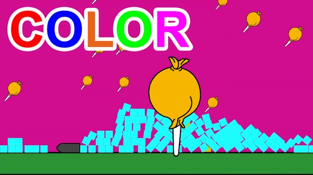 Learn Colors With Candy Lollipop For Kids Children Toddlers Nursery Rhymes | How To Learn English Animation