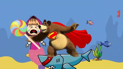 حورية البحر ماشا مصاصة سرقت من الرجل العنكبوت الرسوم المتحركة لل?