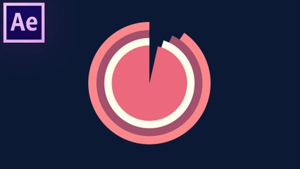 Animate an elypse shape with radial wipe in After Effects ✔