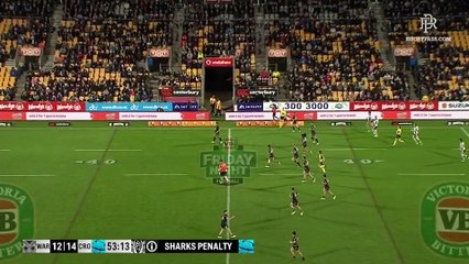 Warriors v Sharks - 2nd Half - NRL 2017 - RD 21