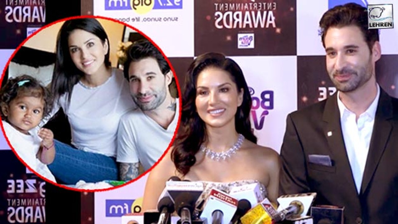 Sunny Leone And Daniel Webbers FIRST Public App...