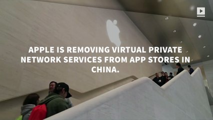 Apple pulls VPN from China app stores 