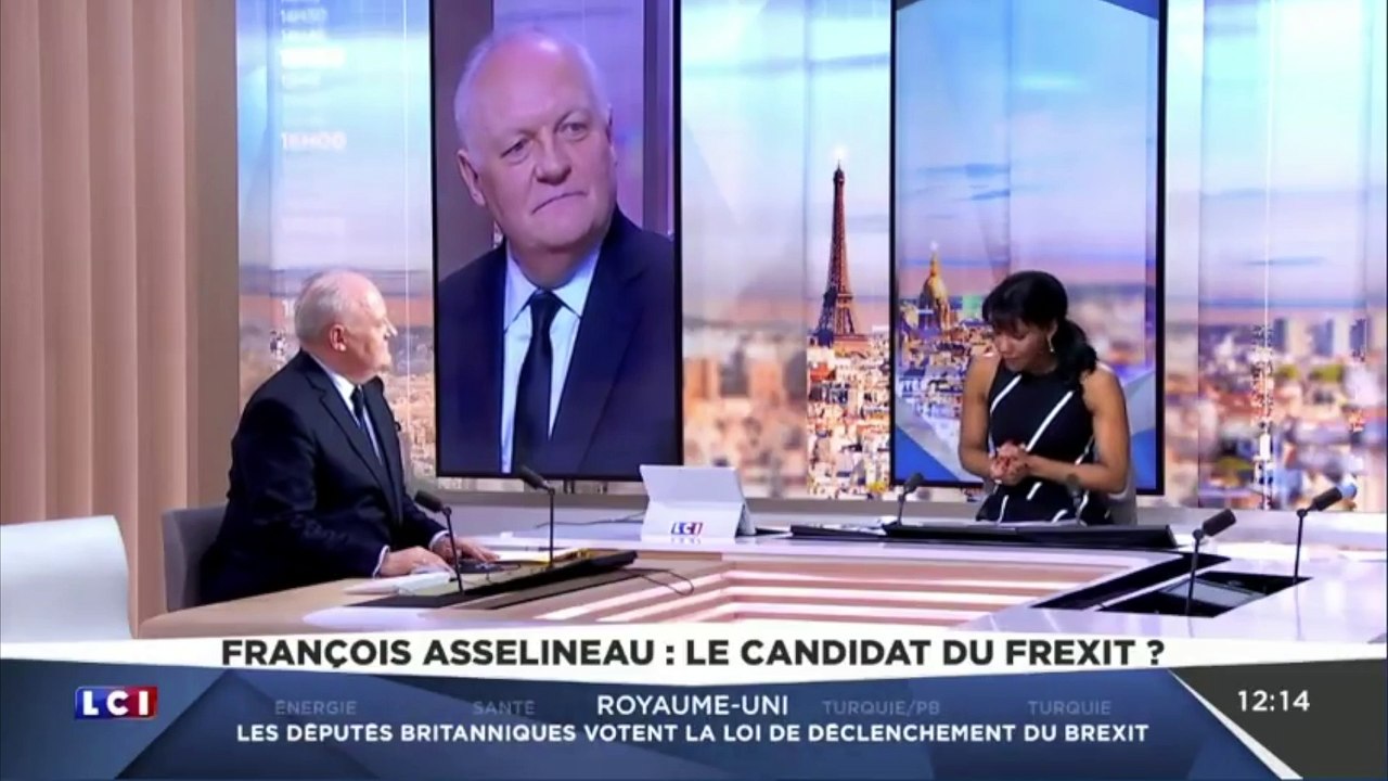 Asselineau | Interview parfaite LCI (14mars 2017)