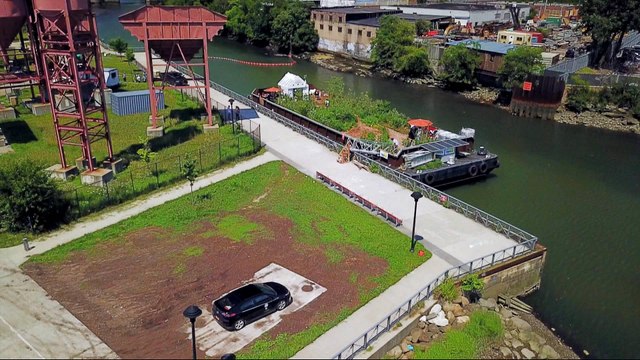 New York's floating food forest raises awareness over food insecurity