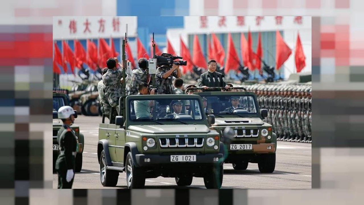 China exhibe músculo militar