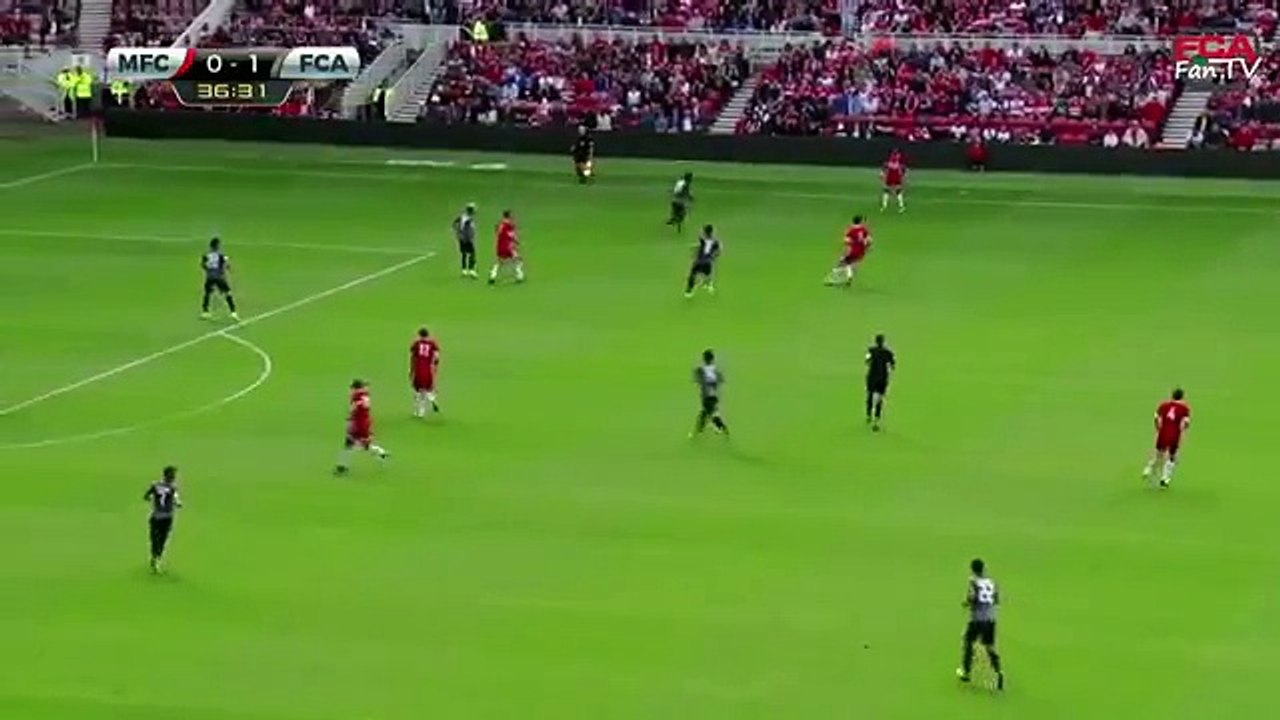 Middlesbrough 1:1 Augsburg	(Friendly Match 29 July 2017)