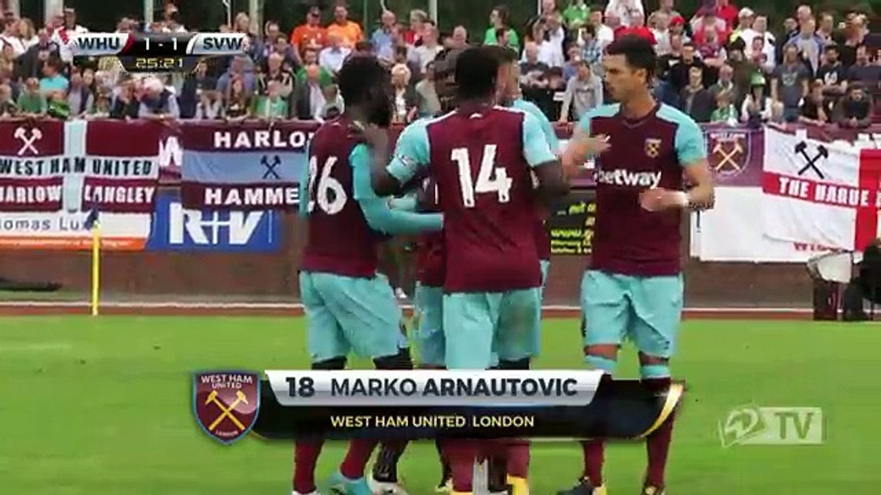 Werder 2:2 West Ham (Friendly Match 29 July 2017)