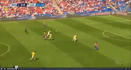 Kevin Bua Goal - Basel vs Luzern 2-0  30.07.2017 (HD)