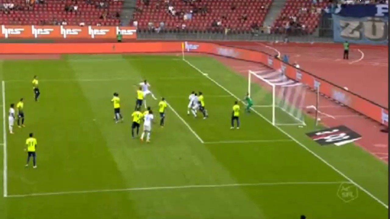 Alain Nef Goal HD - FC Zürich 2-1 FC Thun 30.07.2017