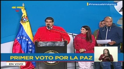 Maduro vota em Assembleia Constituinte