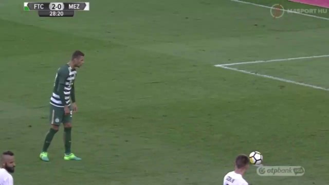 Roland Varga penalty Goal HD - Ferencvaros 3-0 Mezokovesd 30.07.2017