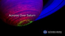 Auroras Over Saturn Seen by Cassini Spacecraft - HD