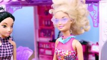 Barbie MISS AMERICA DisneyCarToys Show with Disney FROZEN Elsa, Spiderman, Jasmine, Ariel