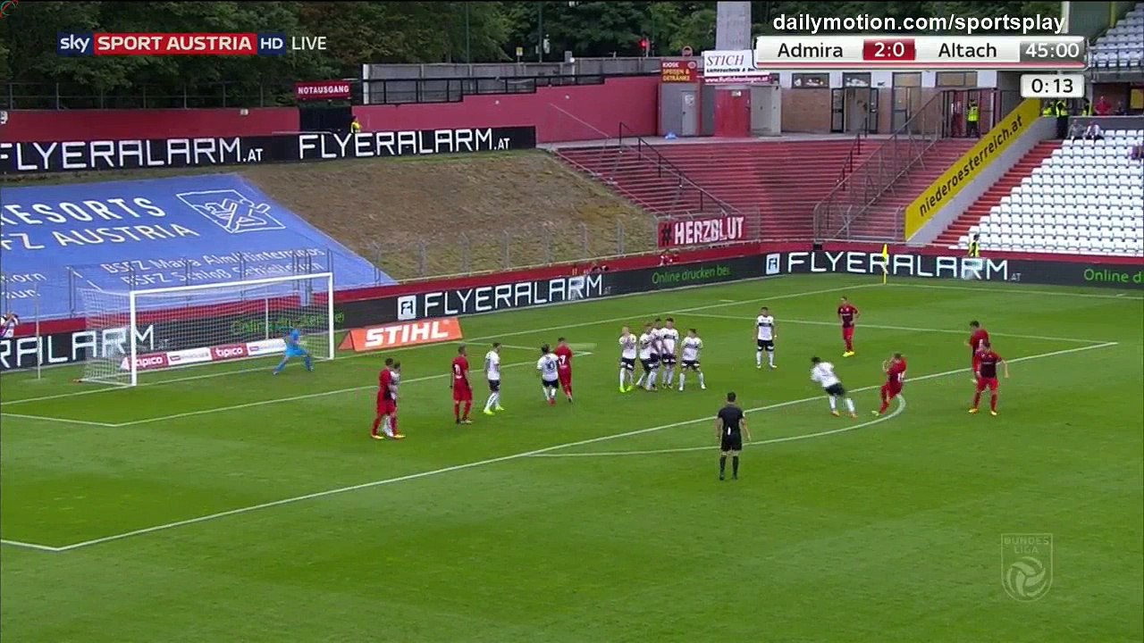Daniel Toth Goal HD - Admira 3 - 0 Altach - 30.07.2017 (Full Replay)