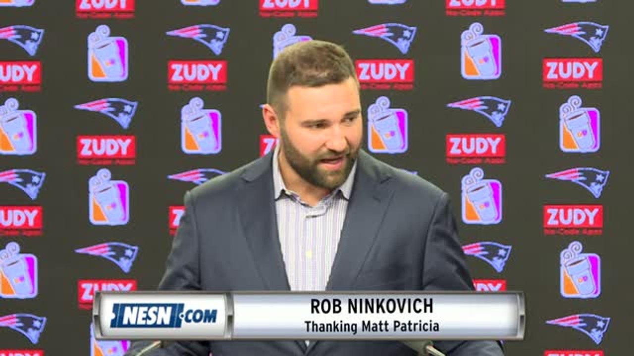 Rob Ninkovich Breaks Down When Thanking Matt Patricia