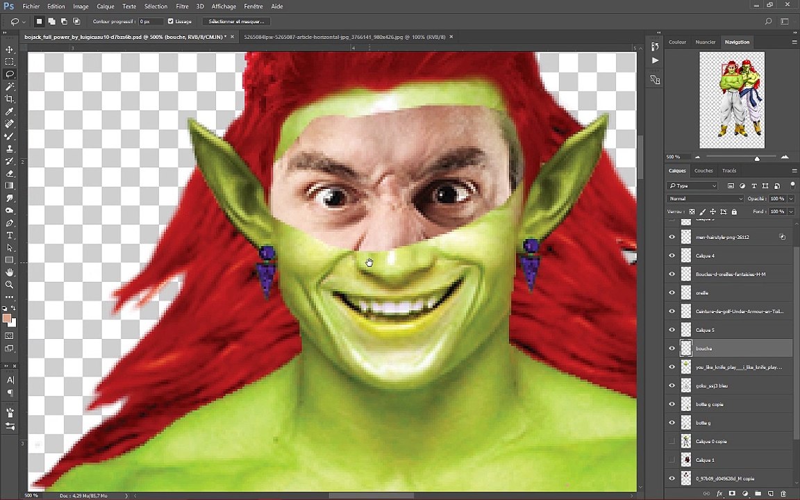 tuto photoshop pour faire un bojack façon réaliste  ! (part 4 fin)