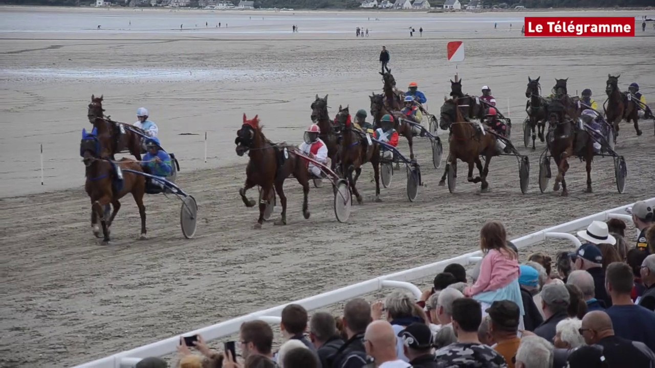 Plestin-les-Grèves. Foule et chutes aux courses hippiques sur la plage