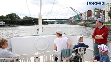 Liège. Navette fluviale sur la Meuse