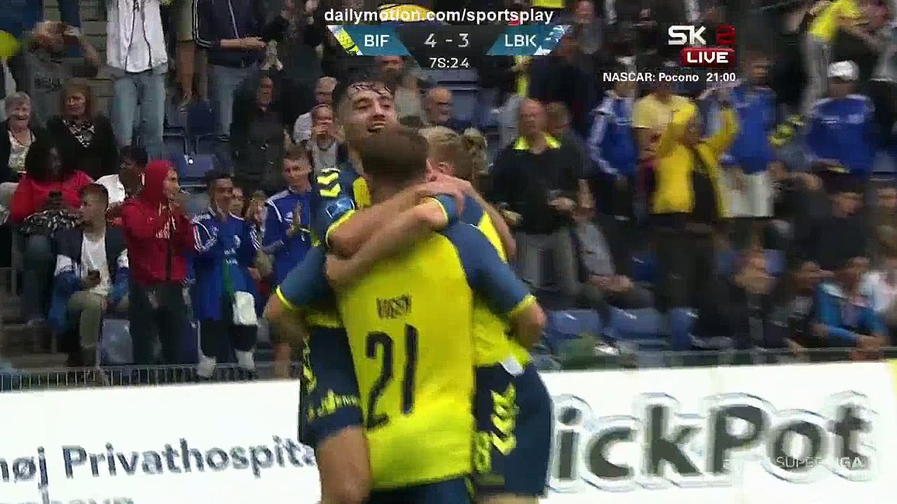 Besar Halimi Goal HD - Brondby 4 - 3 Lyngby - 30.07.2017 (Full Replay)