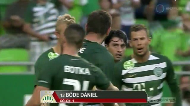 Dániel Böde Goal HD - Ferencvaros 5-0 Mezokovesd 30.07.2017