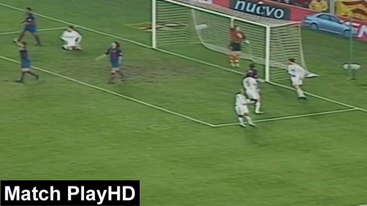 Real madrid vs Barcelona 2-1 2003-2004  Highlights & Goals