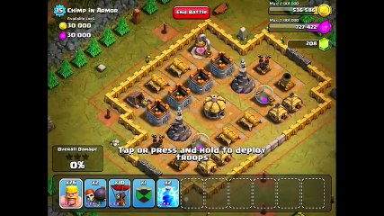 Clash of Clans Level 34 - Chimp In Armor