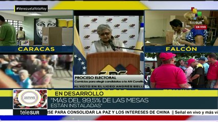 CNE Vzla.: Inconvenientes focalizados en elección han sido solventados