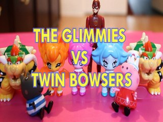 THE GLIMMIES VS TWIN BOWSERS DANNY CERULEA SPINOSITA LAVOONIA GLIMMIES THE FLASH PEPPA PIG Toys BABY Videos, FAIRY , SUP