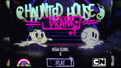 Incroyable dessin animé des jeux hanté maison réseau de de farce le le le le la monde Gumball