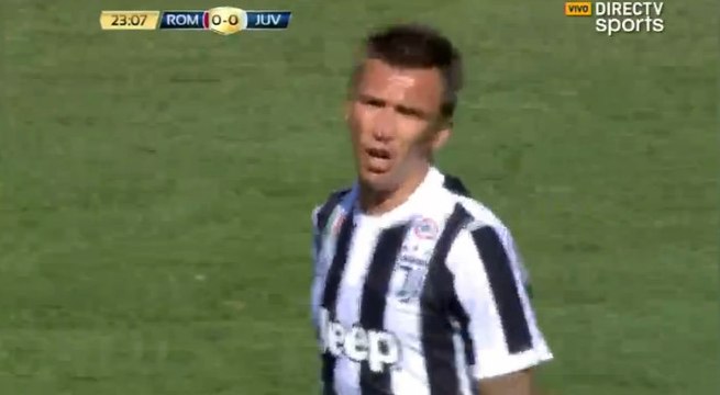 1-0 Mario Mandzukic GOAL HD Juventus FC vs AS Roma 30.07.2017