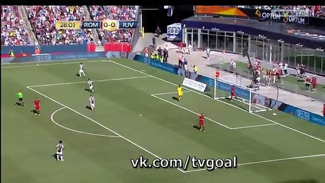 Mario Mandzukic Goal - Roma 0-1 Juventus - 30.07.2017