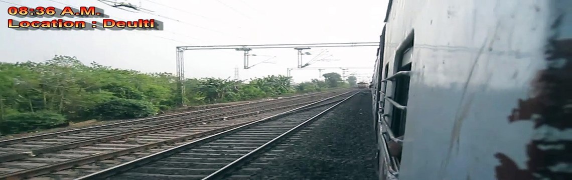 Overtaking ET WAM-4/6P 20609 with Aranyak Express