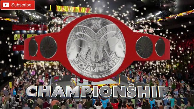 WWE Extreme Rules Raw Tag Team Championship The Hardy Boyz vs. Cesaro & Sheamus Steel Cage Match