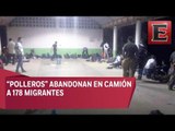 Abandonan a 178 migrantes centroamericanos en Veracruz