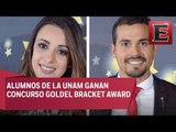 Estudiantes de la UNAM ganan concurso Golden Bracket Award