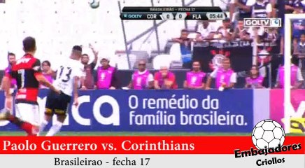Compacto de Paolo Guerrero vs. Corinthians