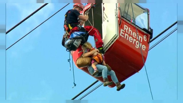 Acidente com teleférico obriga a resgate espetacular na Alemanha