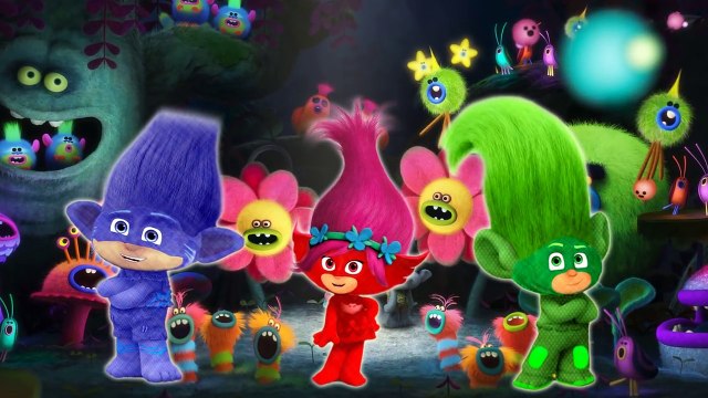 Маски герои в превращение тролли май литл пони свинка пеппа мимимишки леди баг гуппи и