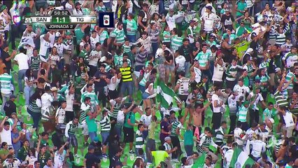 Julio Furch Goal  ~ Santos vs Tigres 1-1