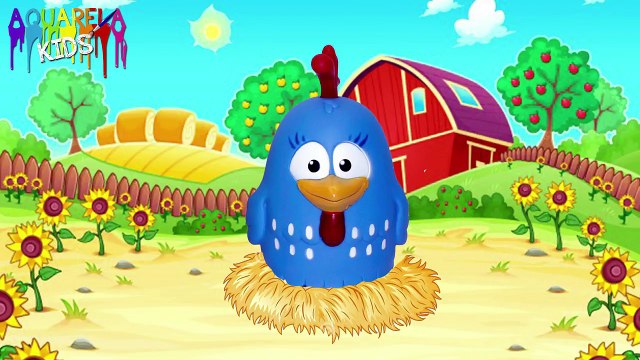 GALINHA PINTADINHA BOTA OVOS GIGANTES E SAI PINTINHO AMARELINHO GIGANTE